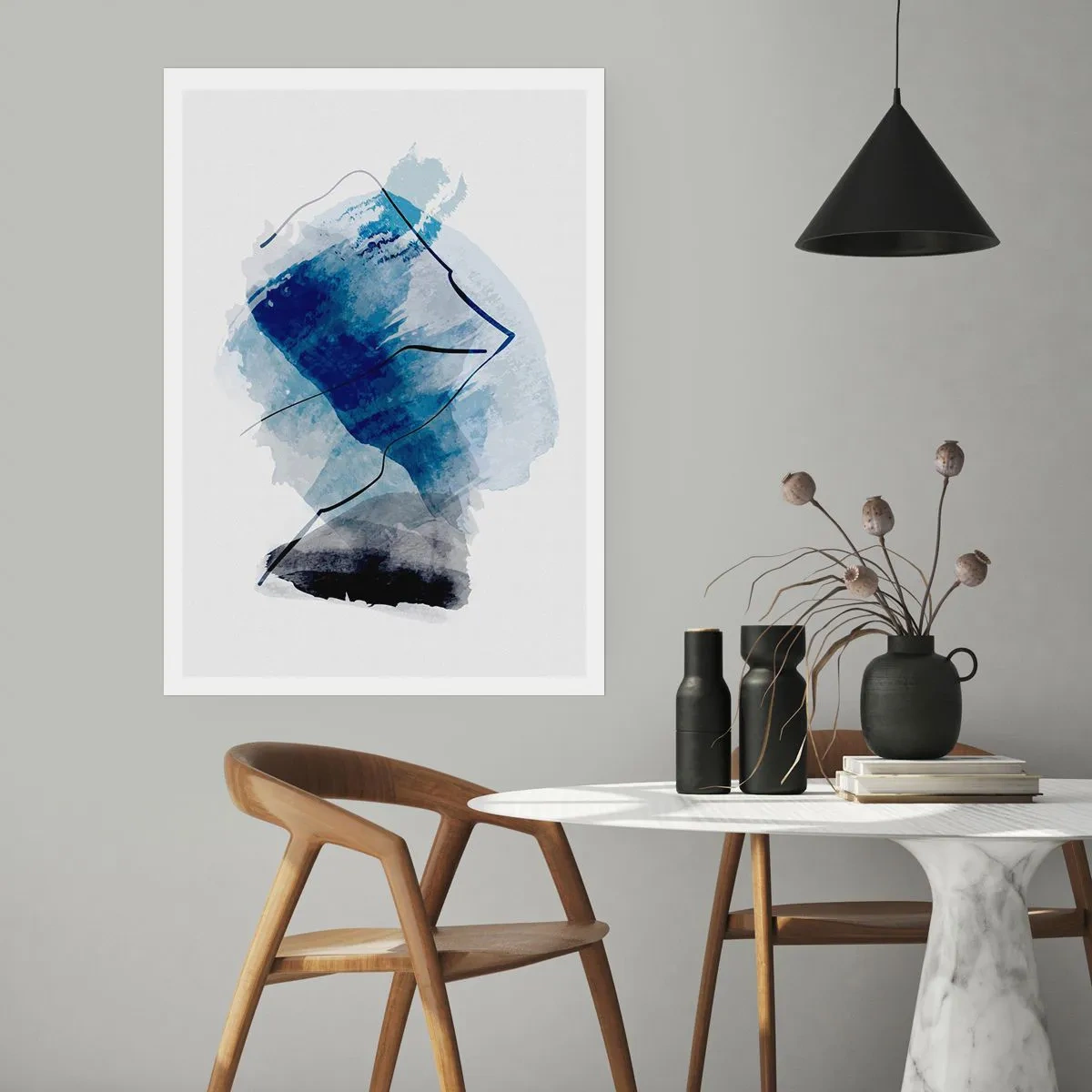 Affiche - Poster - Montagne de glace - 30x40 cm