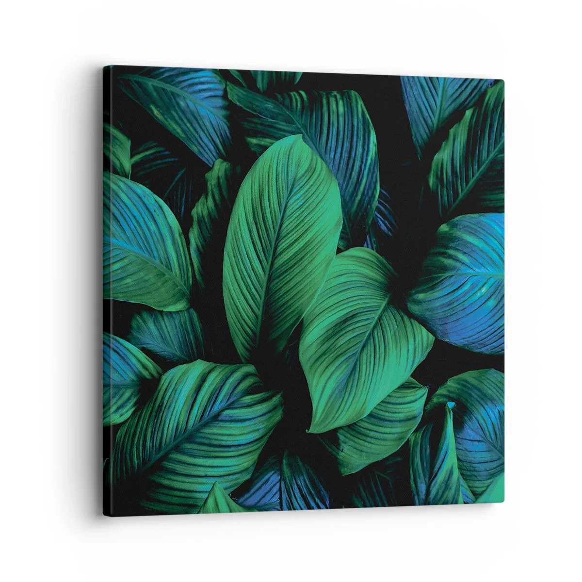 Impression sur toile - Image sur toile - Dans la foule verte - 30x30 cm