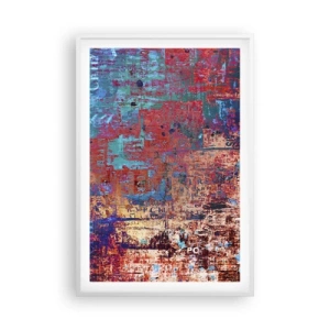 Affiche dans un cadre blanc - Poster - Mémoire et oubli - 61x91 cm