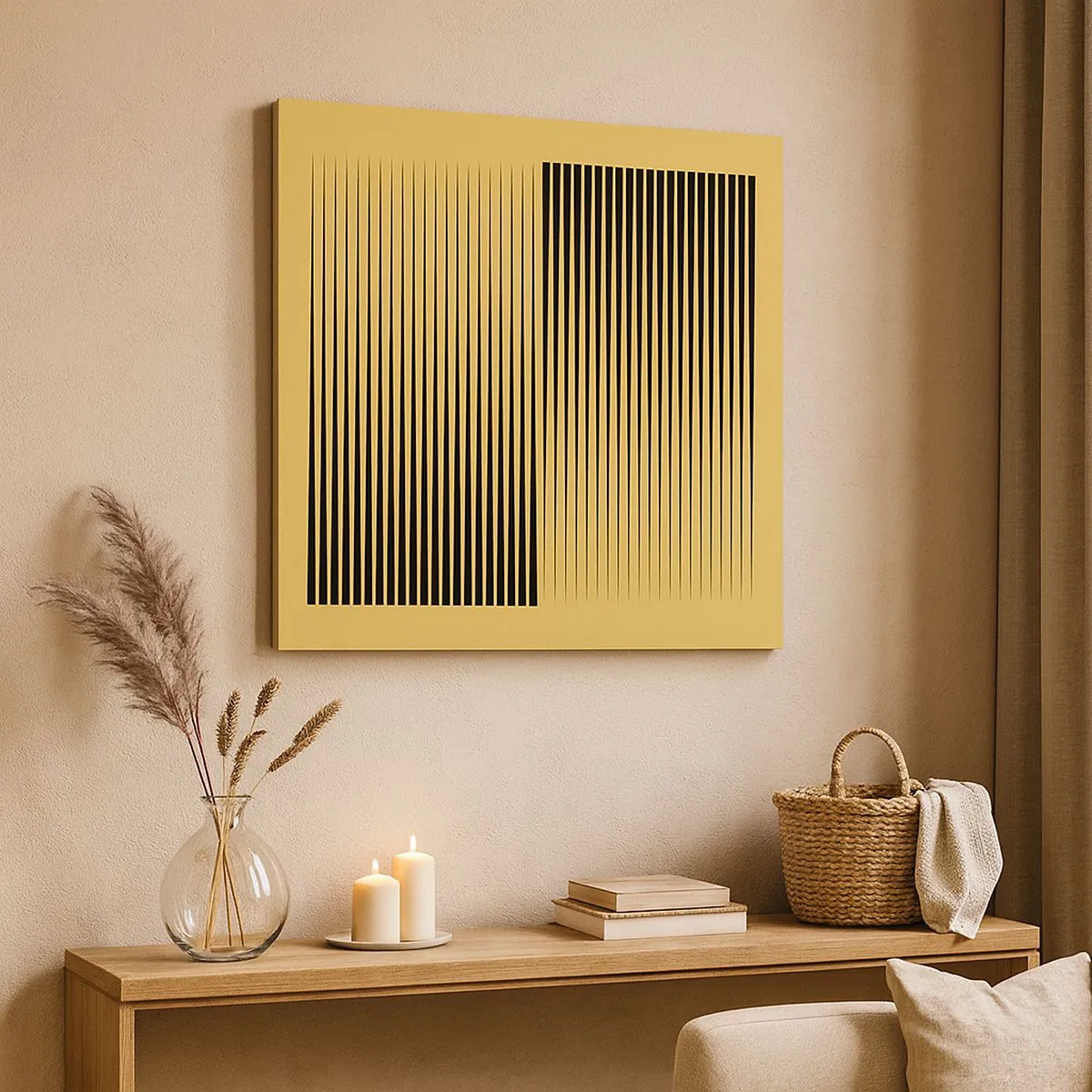 Impression sur toile - Image sur toile - Cadre opposé - 30x30 cm