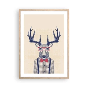 Affiche dans un chêne clair - Poster - Une extravagance amusante - 50x70 cm