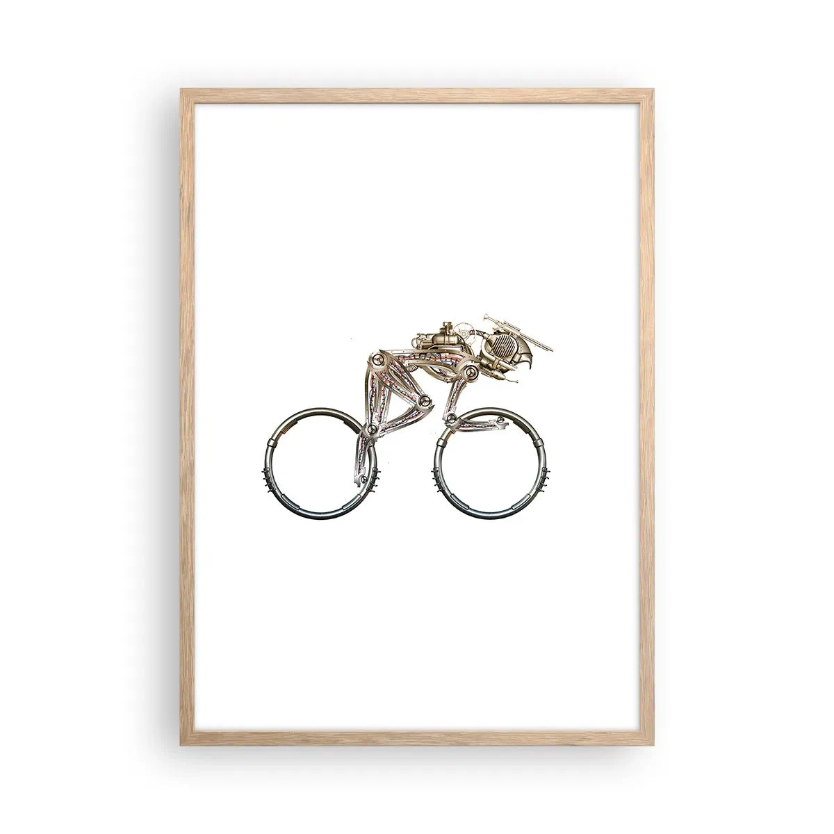 Affiche dans un chêne clair - Poster - Machine exceptionnelle - 50x70 cm