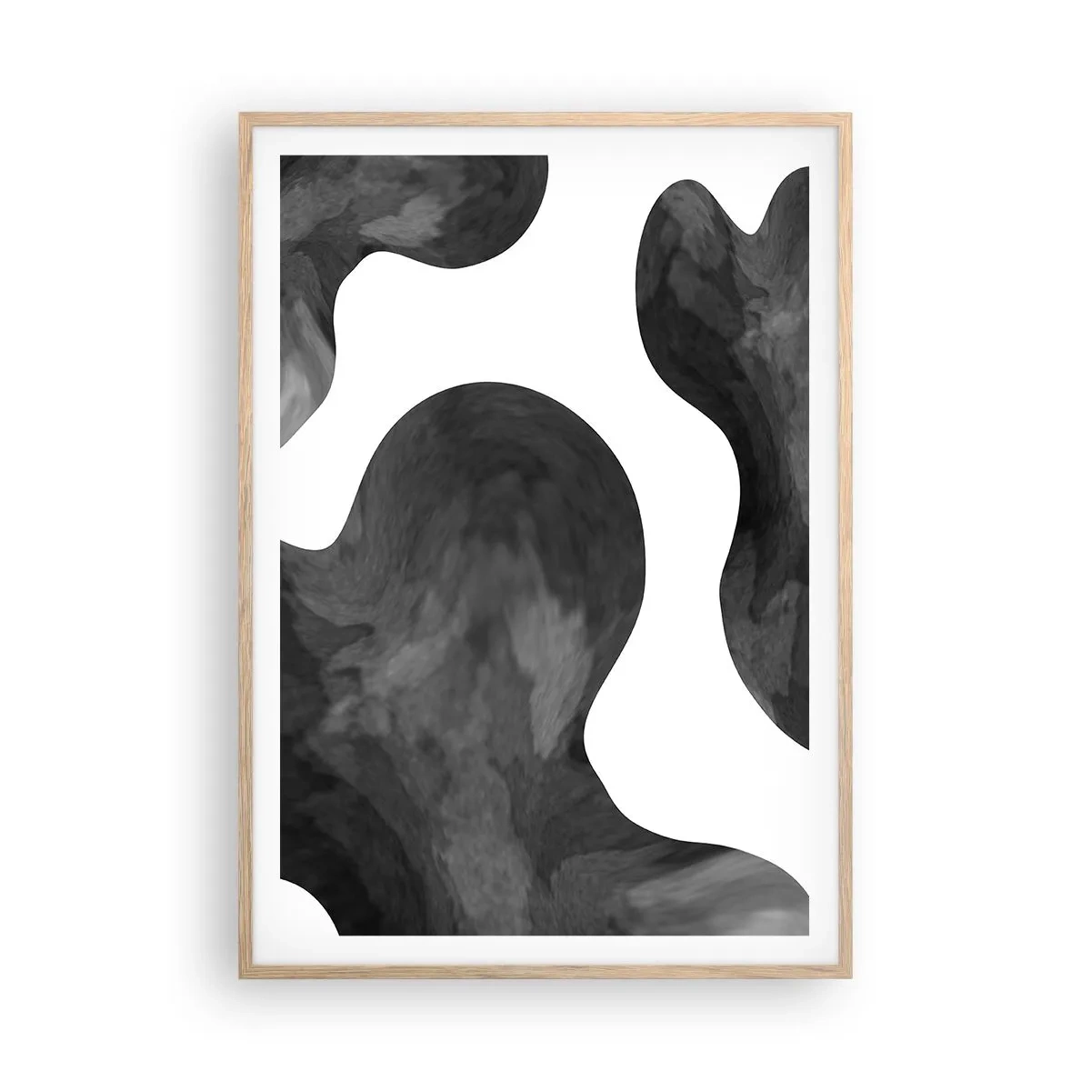 Affiche dans un chêne clair - Poster - La route du lait - 70x100 cm