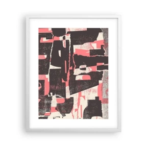 Affiche dans un cadre blanc - Poster - Tout ce tapage - 40x50 cm