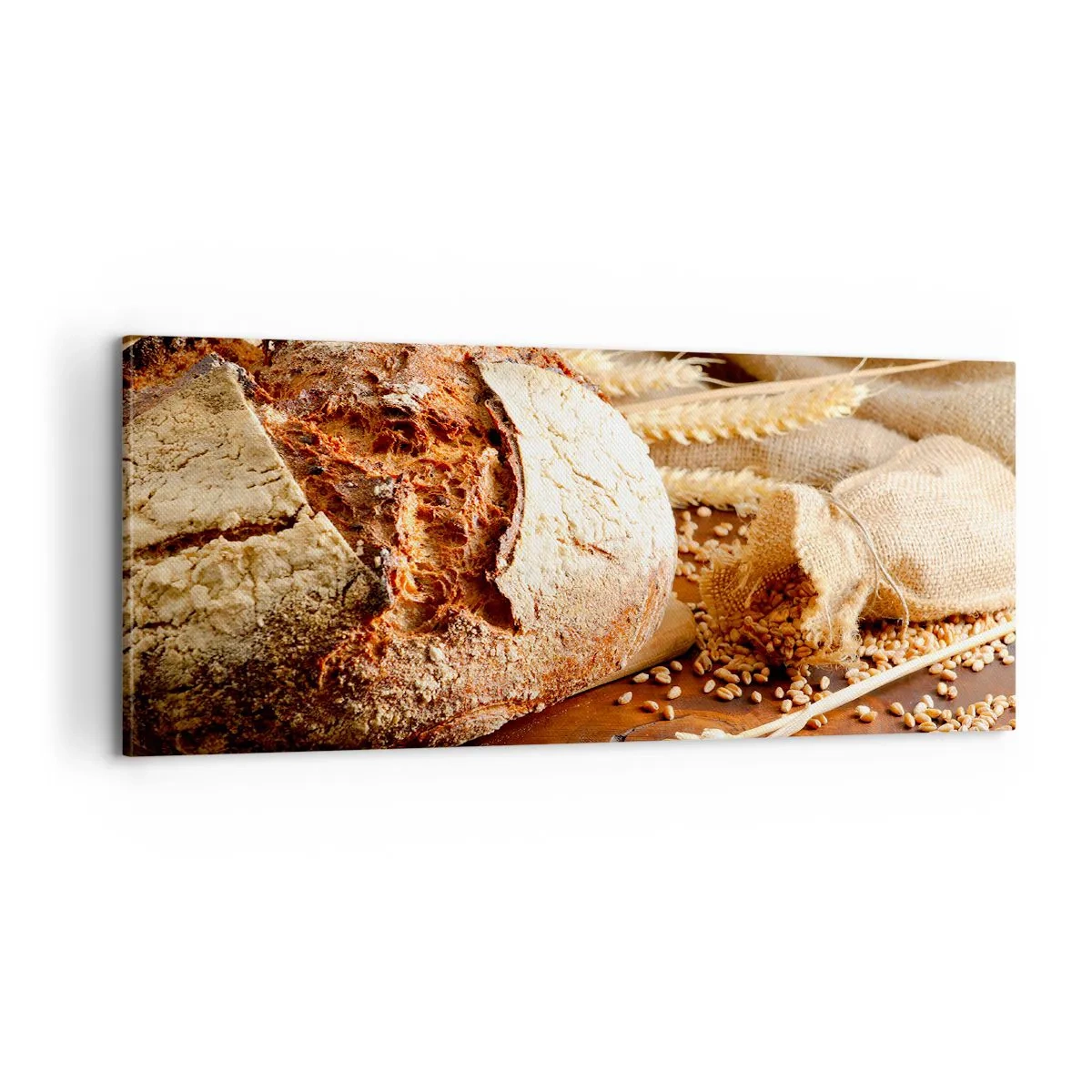 Impression sur toile - Image sur toile - Appétissant, parfumé, croquant - 100x40 cm