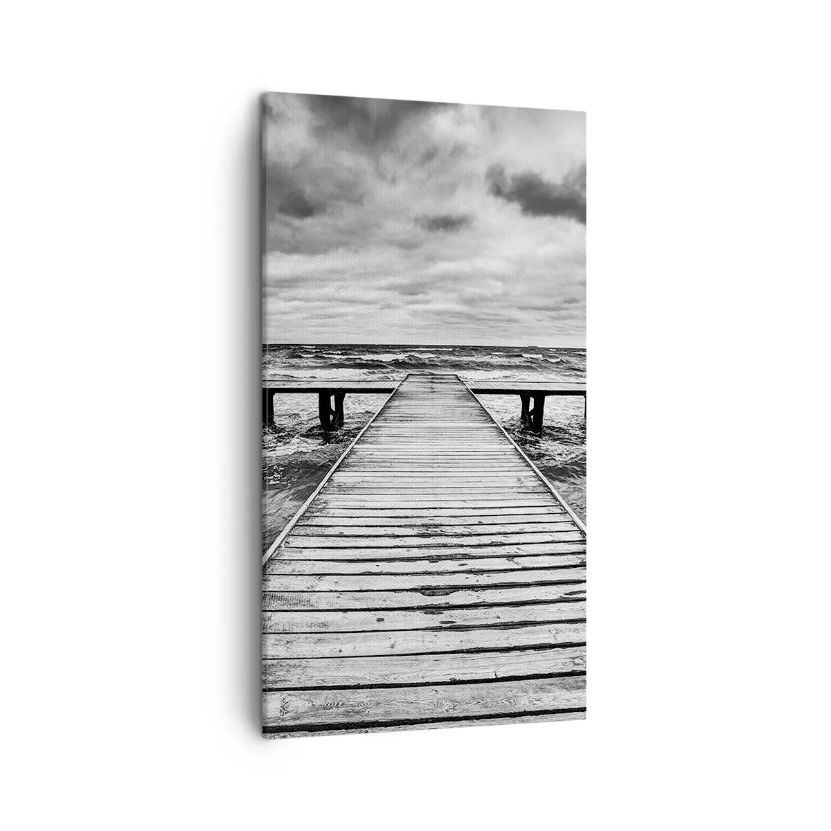 Impression sur toile - Image sur toile - J'attends que le vent, ça le chassera... - 45x80 cm