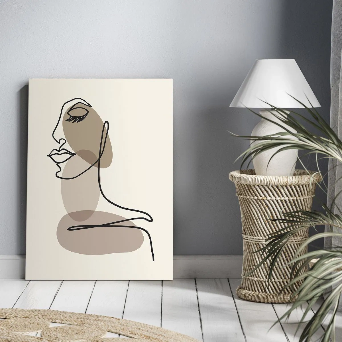 Impression sur toile - Image sur toile - Une certaine ligne de beauté - 65x120 cm