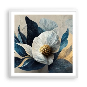 Affiche dans un cadre blanc - Poster - Il a un coeur d'or - 60x60 cm