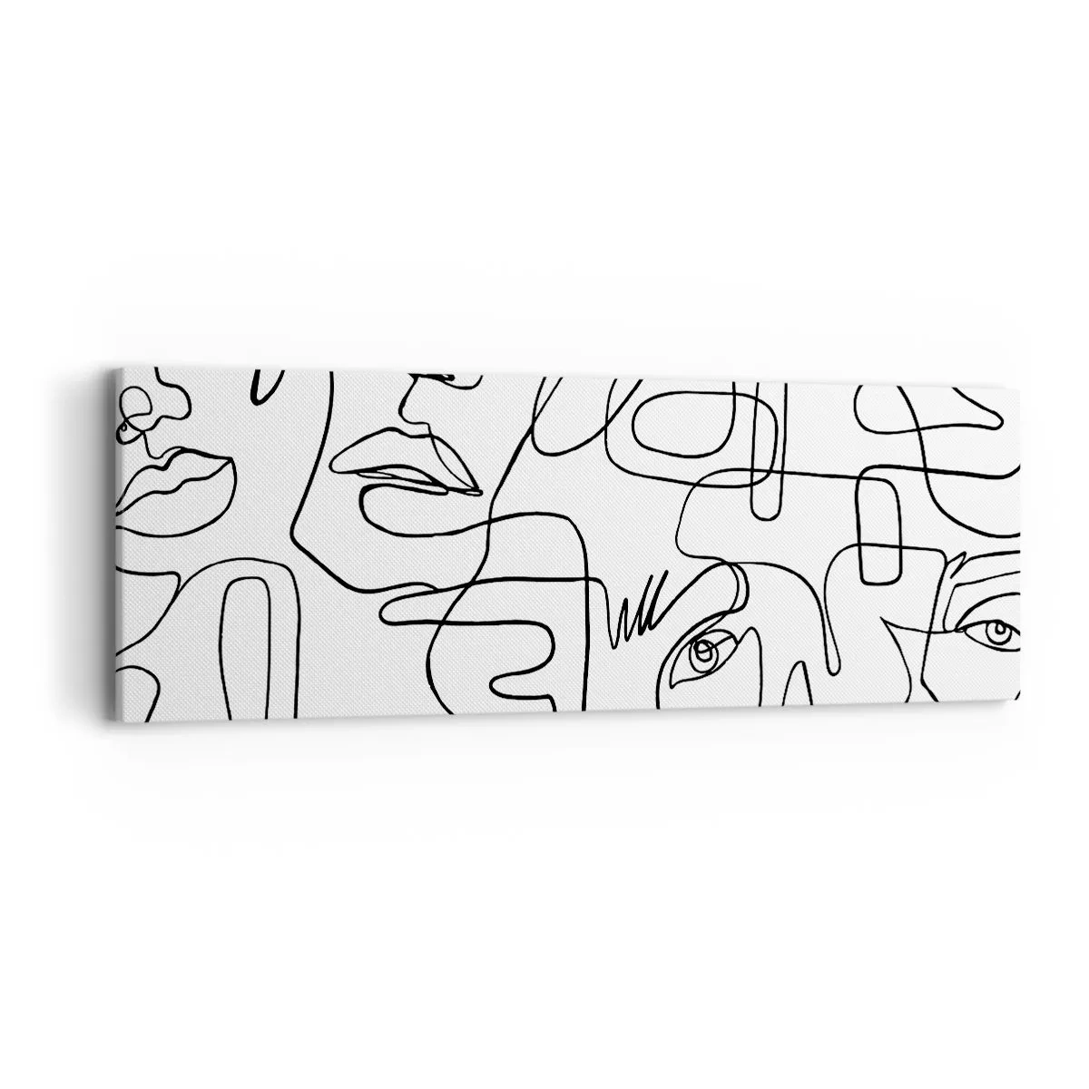 Impression sur toile - Image sur toile - Dans des émotions enchevêtrées - 90x30 cm