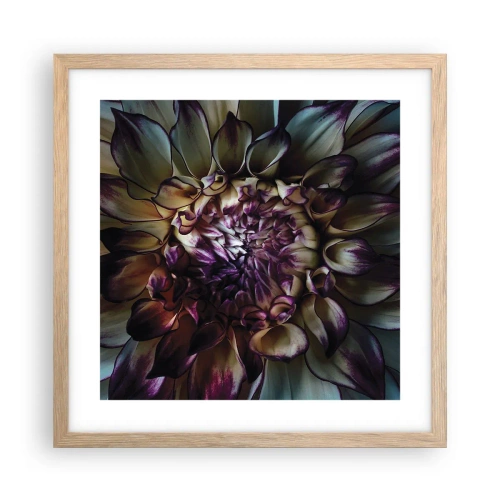 Affiche dans un chêne clair - Poster - L'apogée de la jeunesse - 40x40 cm