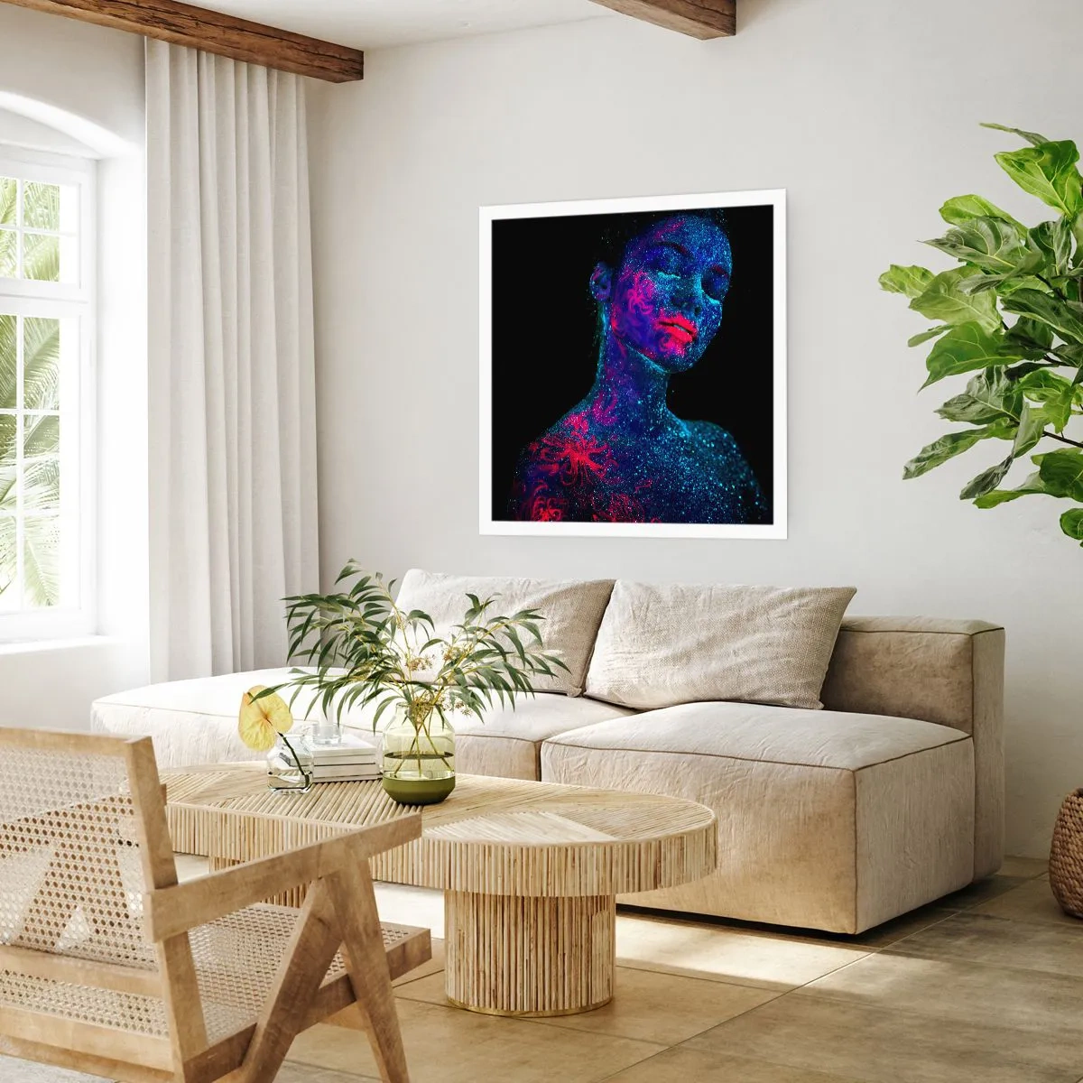 Affiche - Poster - Dans la poussière d'étoiles - 40x40 cm