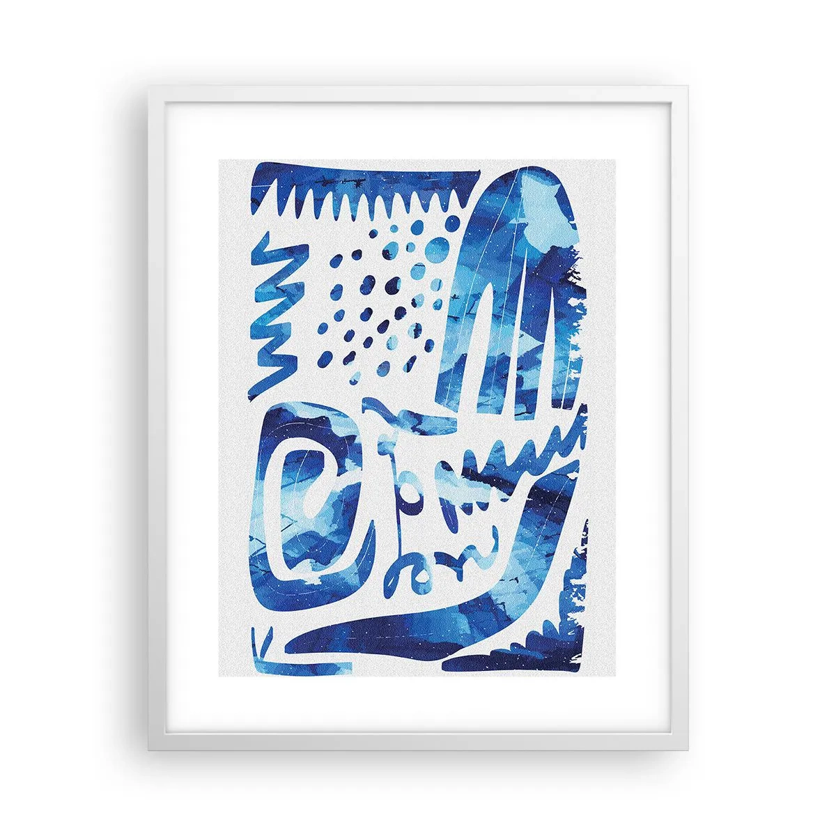 Affiche dans un cadre blanc - Poster - Retour aux racines - 40x50 cm