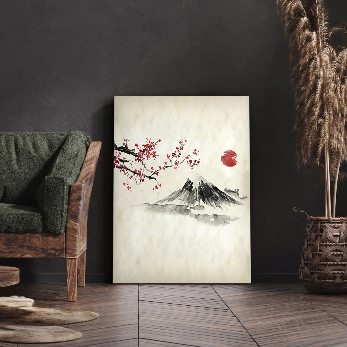 Impression sur toile - Image sur toile - Tomber amoureux du Japon - 45x80 cm