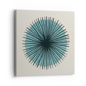 Impression sur toile - Image sur toile - Rayonnant dans l'azur - 30x30 cm