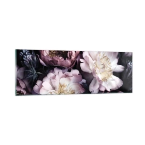 Impression sur verre - Image sur verre - Bouquet à l'ancienne - 90x30 cm