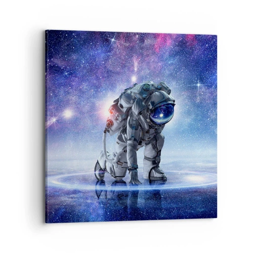 Impression sur toile - Image sur toile - Le ciel étoilé au dessus de moi - 70x70 cm