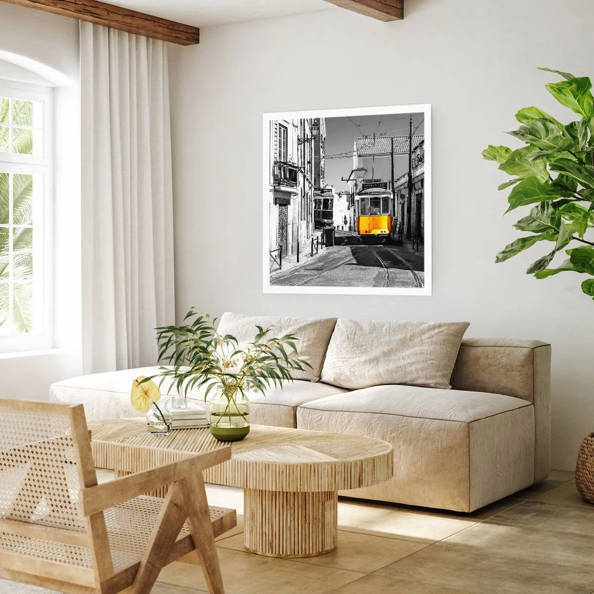 Affiche - Poster - L'âme de Lisbonne - 50x50 cm