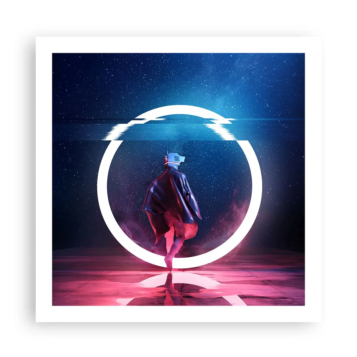 Affiche - Poster - Entre deux mondes - 60x60 cm