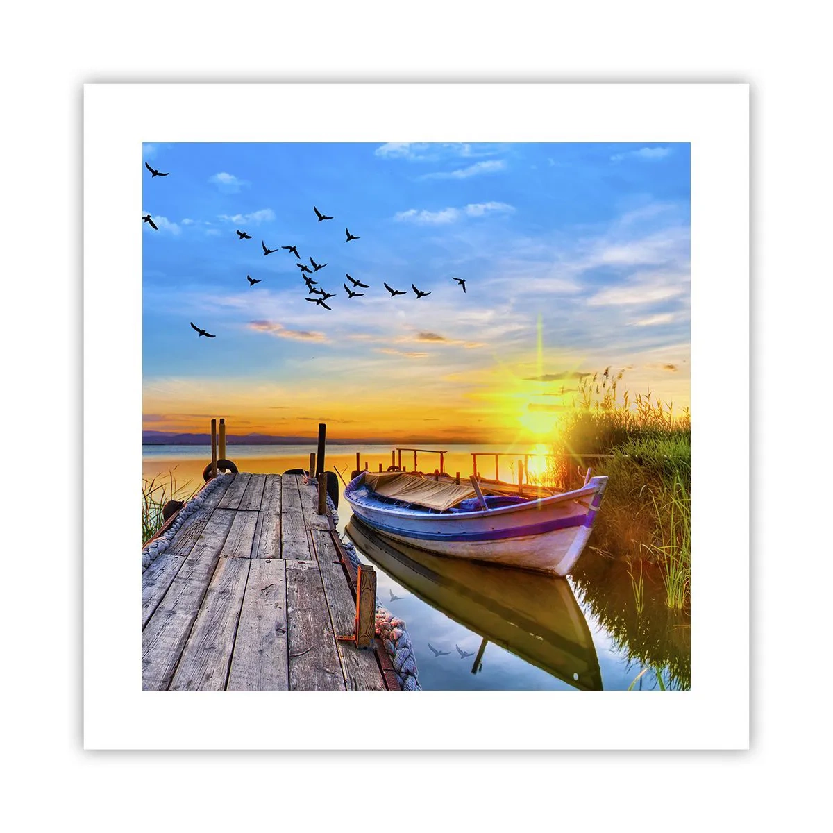 Affiche - Poster - Au revoir, à demain - 40x40 cm