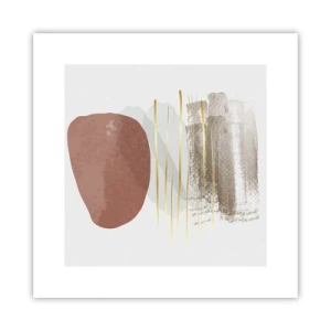 Affiche - Poster - Colonnade abstraite - 30x30 cm