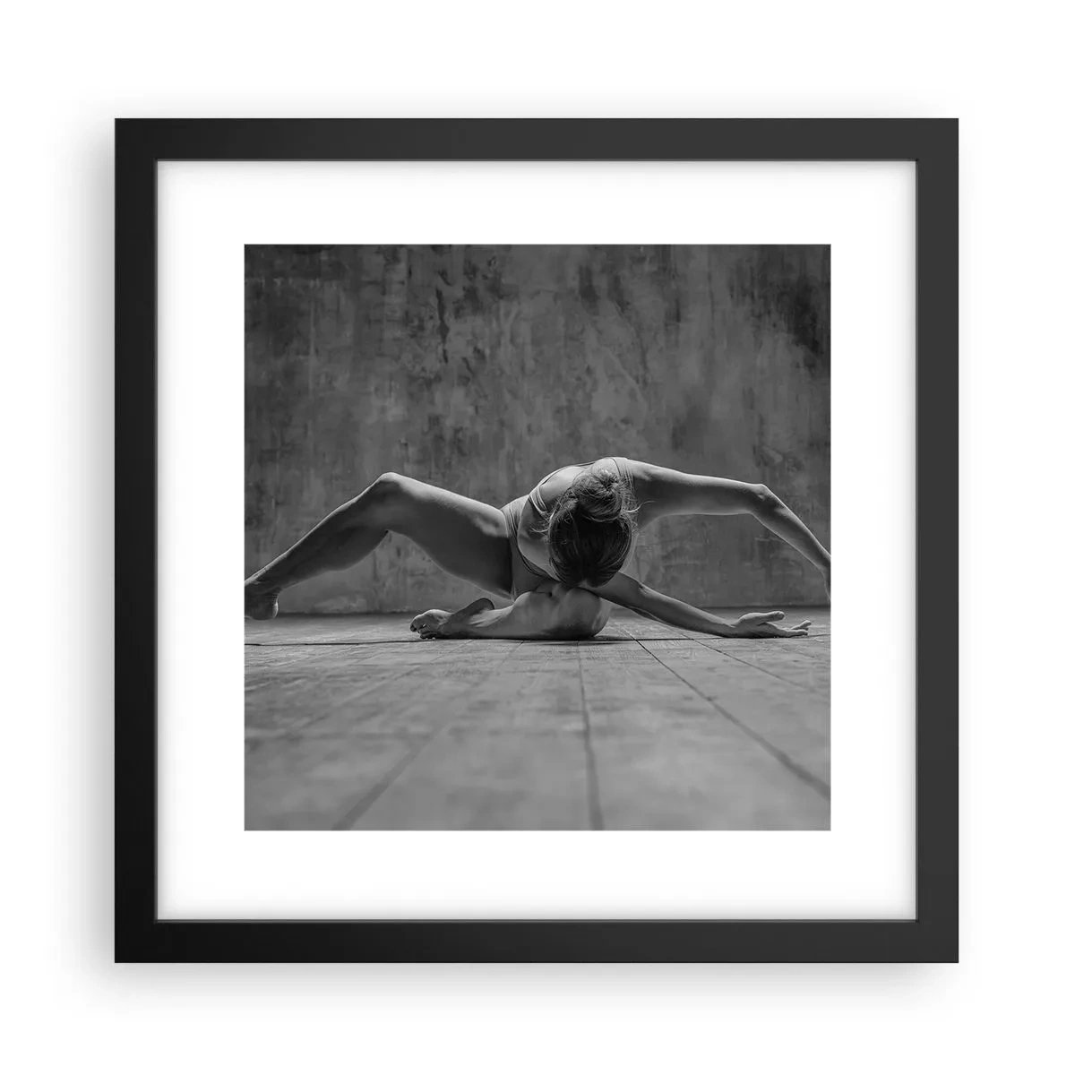 Affiche dans un cadre noir - Poster - Symétrie trouvée - 30x30 cm