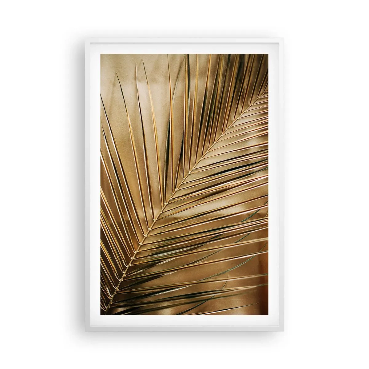 Affiche dans un cadre blanc - Poster - Colonnade naturelle - 61x91 cm