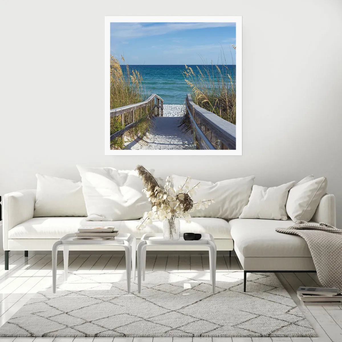 Affiche - Poster - Au soleil, sous le vent - 60x60 cm