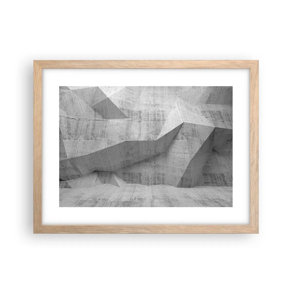 Affiche dans un chêne clair - Poster - Un vrai challenge - 40x30 cm