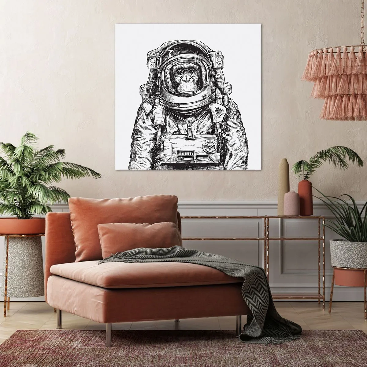 Impression sur toile - Image sur toile - Évolution alternative - 60x60 cm