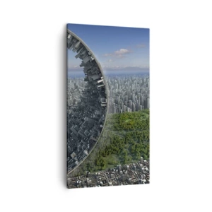 Impression sur toile - Image sur toile - La nature est éternelle - 45x80 cm