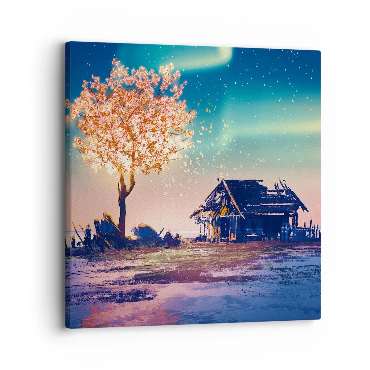 Impression sur toile - Image sur toile - La nature ne passe pas - 30x30 cm