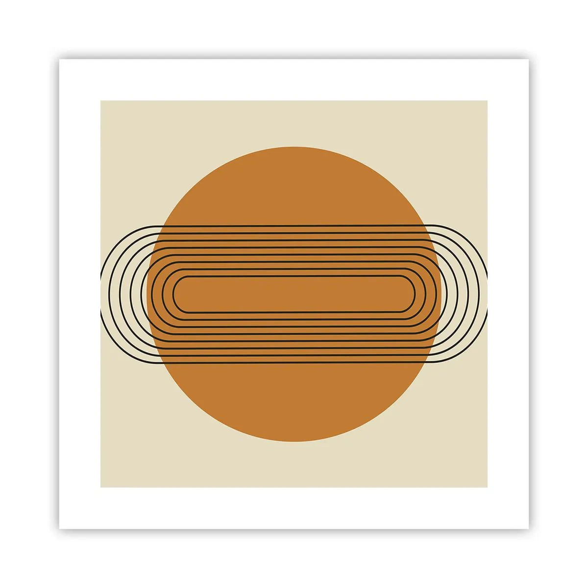 Affiche - Poster - Plan idéal - 40x40 cm