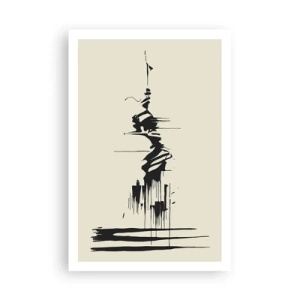 Affiche - Poster - Abstraction hâtive - 61x91 cm