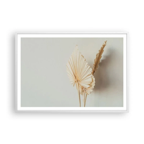 Affiche dans un cadre blanc - Poster - Quand tu dois t’apaiser - 100x70 cm