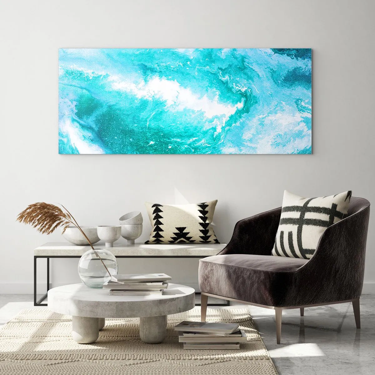 Impression sur verre - Image sur verre - Au coeur de l'élément - 90x30 cm