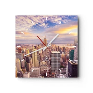 Horloge murale - Pendule murale - Atteindre les nuages ​​eux-mêmes - 40x40 cm