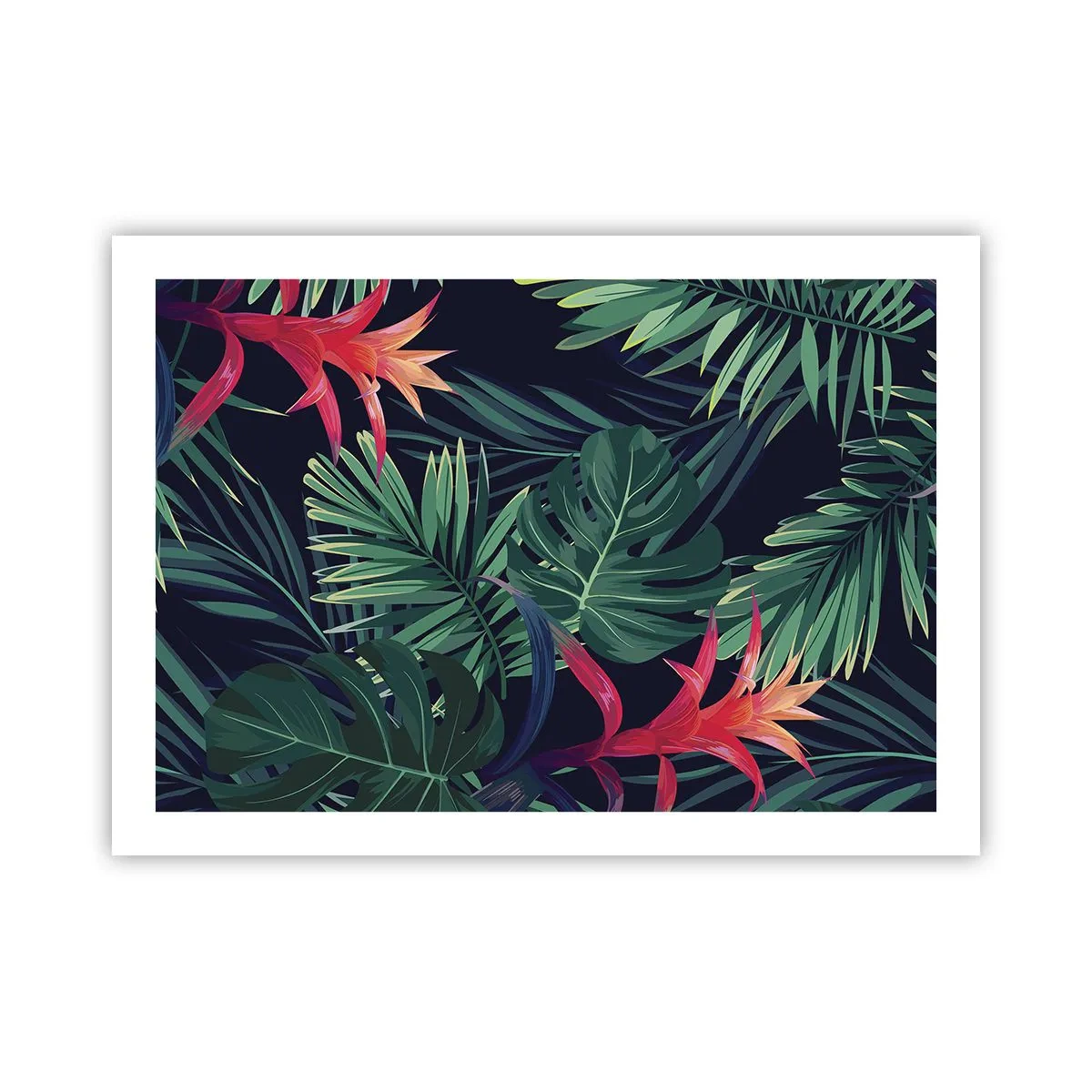 Affiche - Poster - immergé dans la nature - 70x50 cm
