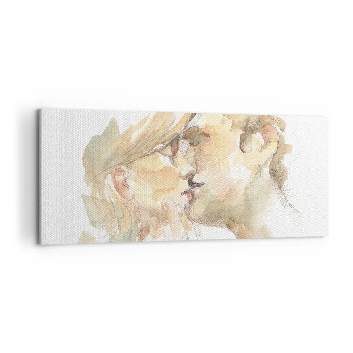 Impression sur toile - Image sur toile - A moitié trouvé ? - 100x40 cm