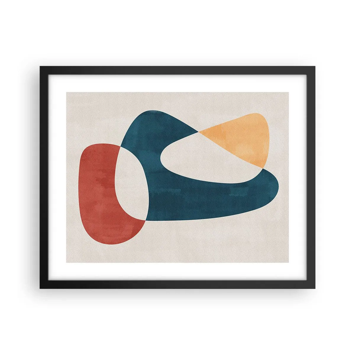 Affiche dans un cadre noir - Poster - Influences et métamorphoses - 50x40 cm