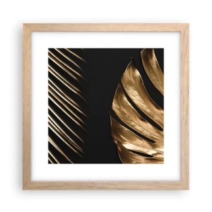 Affiche dans un chêne clair - Poster - Différent et tout aussi cher - 30x30 cm