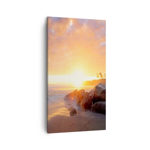 Impression sur toile - Image sur toile - Brise lumineuse du soir - 45x80 cm