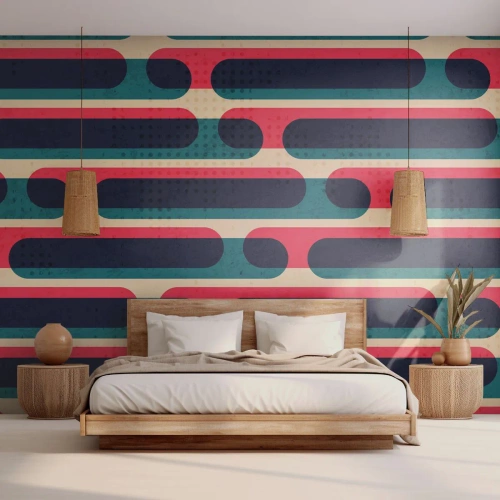 Papier Peint Autocollant Deluxe Sticker - En profondeur et sur l'avant - Abstraction, Morceau, Art moderne - 400x280 cm