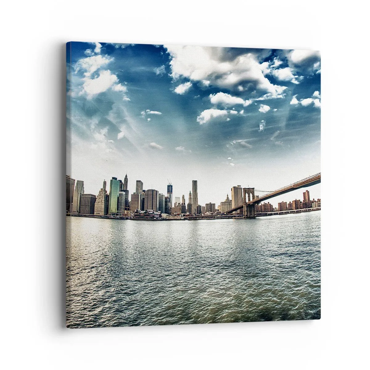 Impression sur toile - Image sur toile - L'île de verre - 40x40 cm