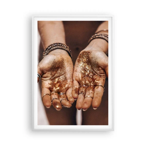 Affiche dans un cadre blanc - Poster - Un don pour vous - 70x100 cm