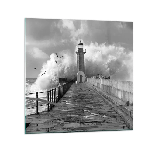 Impression sur verre - Image sur verre - Sans peur - 30x30 cm