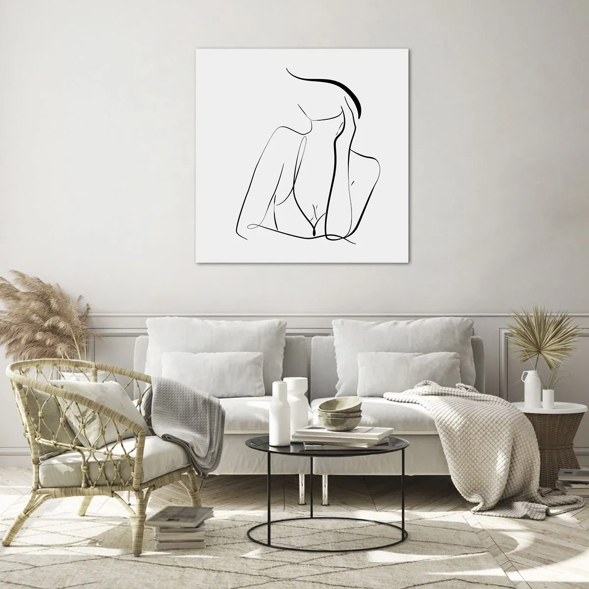 Impression sur verre - Image sur verre - Sur les vague d'un rêve - 60x60 cm