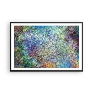 Affiche dans un cadre noir - Poster - Ce n'est pas si simple - 91x61 cm