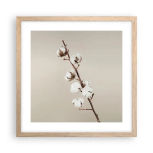 Affiche dans un chêne clair - Poster - A la source de la douceur - 40x40 cm