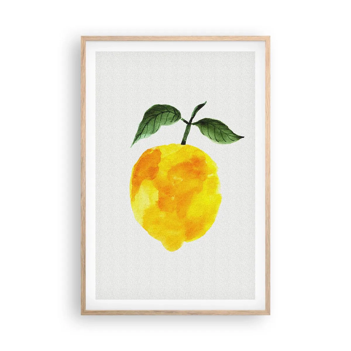 Affiche dans un chêne clair - Poster - Comment reconnaitre le goût du soleil - 61x91 cm