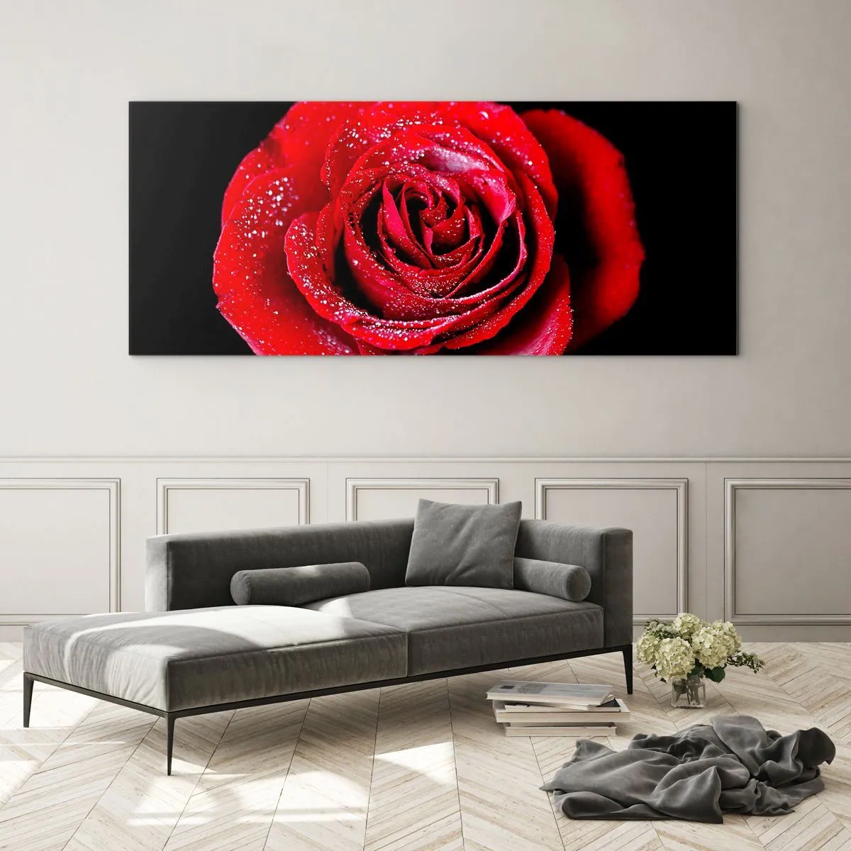 Impression sur verre - Image sur verre - C'est ça l'amour - 90x30 cm